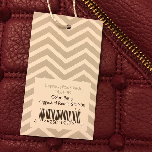 Deux Lux Empress Fold Clutch with spikes - Picture 5 of 5